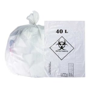 SACO DE LIXO HOSPITALAR 40L
