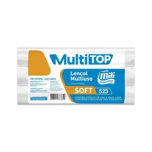 LENCOL HOSPITALAR SOFT MILI 50X50CM - 6UN