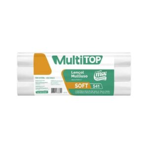 LENCOL HOSPITALAR SOFT MILI 50X70CM - 6UN