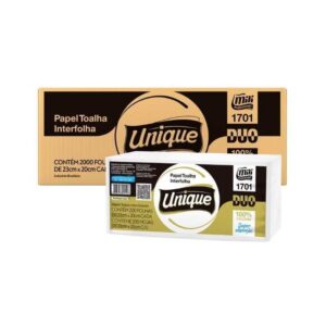 PAPEL INT. FOLHA DUPLA UNIQUE SOFT MILI 17G - 20X23CM - 10X200FLS R:1701