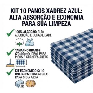 KIT 3 - PANOS XADREZ