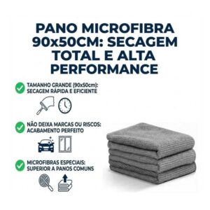 KIT 4 - PANOS MICRO FIBRA 90X50
