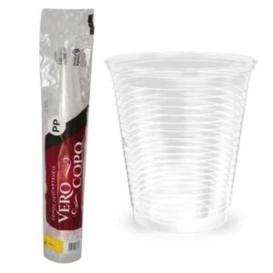 COPO DESCARTAVEL TRANSP. 200ML PP PACOTE C/ 100