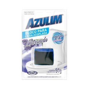 BLOCO P/CAIXA ACOPLADA AZULIM LAVANDA 50GR - START